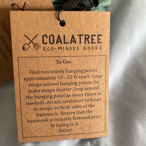 Coalatree Mtn 2 Cty hammock.Never used and never been out of the sack it’s in. - Picture 4 of 5